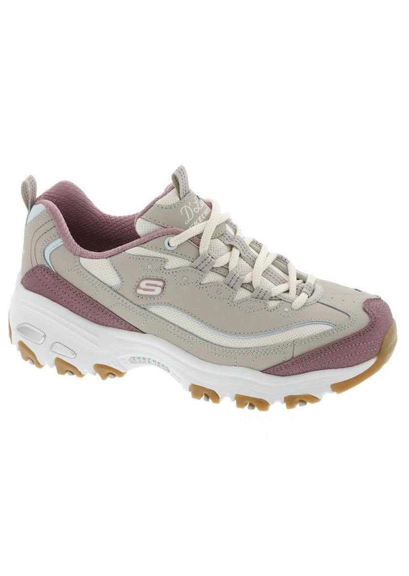 Skechers Sport Women's Women's D'Lites-Popular Vote Sneaker TPMT=Taupe/Multi