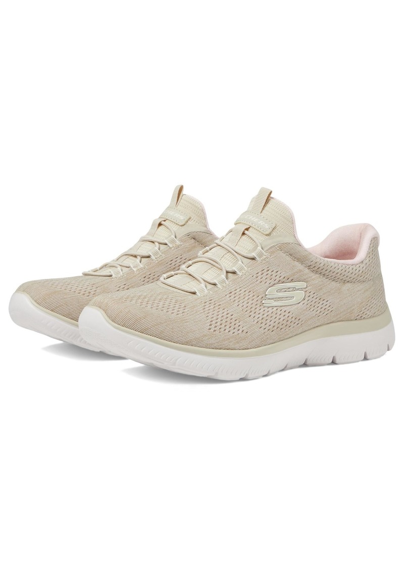 Skechers Sport Women's Women's Summits Fun Flare Sneaker TPPK=Taupe Pink