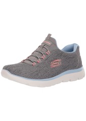 Skechers Sport Women's Women's Summits Fun Flare Sneaker GYMT=Gray Multi