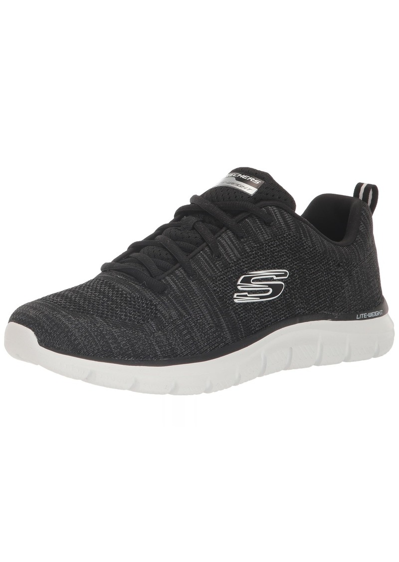 Skechers Sport Women's Women's Track Sneaker Black/White=BKW