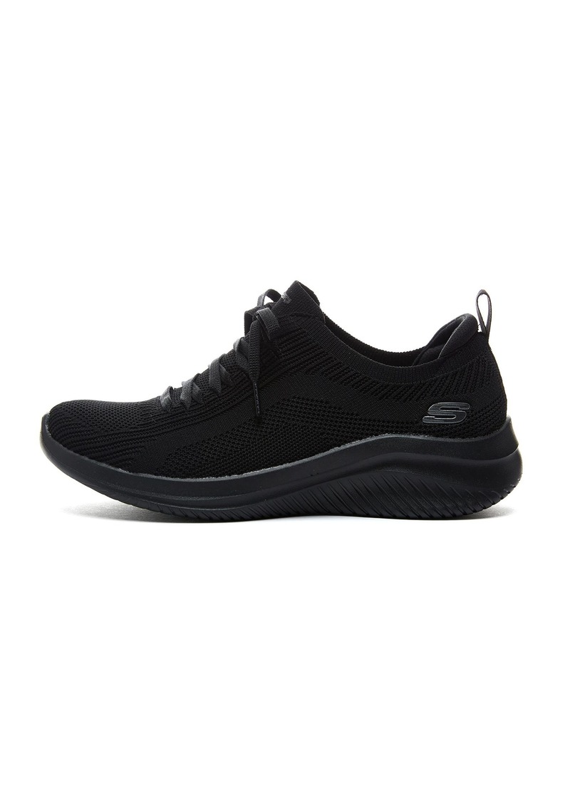 Skechers Sport Women's Women's Ultra Flex 3.0-Big Plan Sneaker Black=BBK