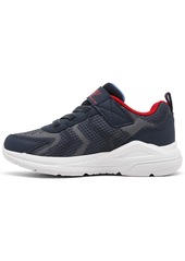 Skechers Toddler Boys S-Lights: Tri-Namics Light-Up Stay-Put Closure Casual Sneakers from Finish Line - Navy/Red