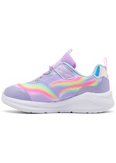 Skechers Toddler Girls S-Lights: Unicorn Chaser Light-Up Fastening Strap Casual Sneakers from Finish Line - Lavender