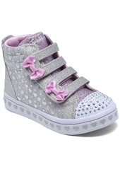 Skechers Toddler Girls Twinkle Toes Twi-Lites - Heather and Shine Casual Sneakers from Finish Line
