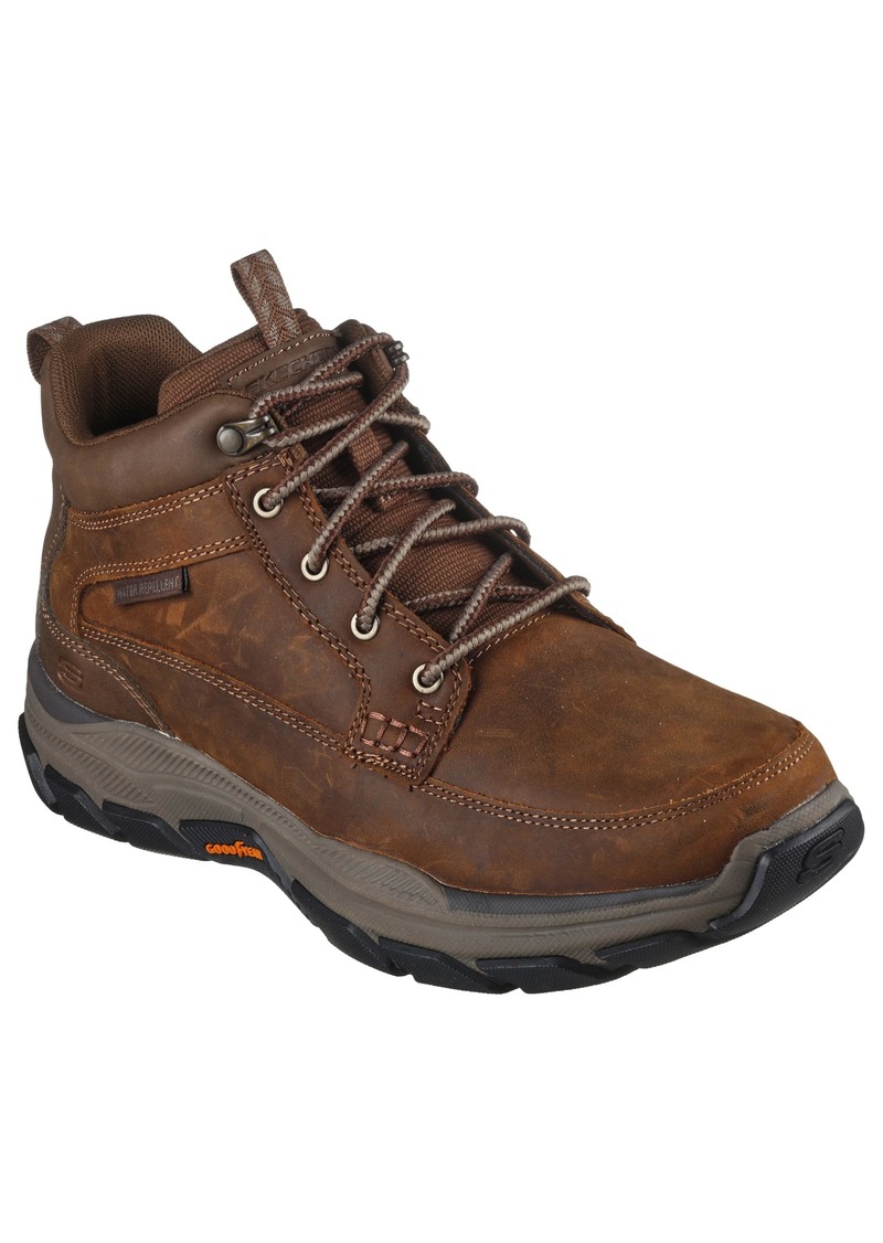 Skechers USA Men's Men's Respected-Boswell Fashion Boot Red Brown