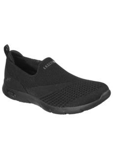 Skechers Women's Arch Fit Refine - Don't Go Arch Support Slip-On Walking Sneakers from Finish Line - Black
