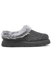 Skechers Women's Bobs Keepsakes Lite - Warm Greetings Comfort Clog Slippers from Finish Line - Charcoal