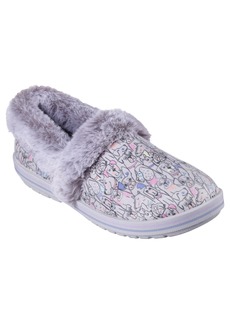 Skechers Women's Bobs Too Cozy - Doodle Creations Slippers from Finish Line - Gray, Multi