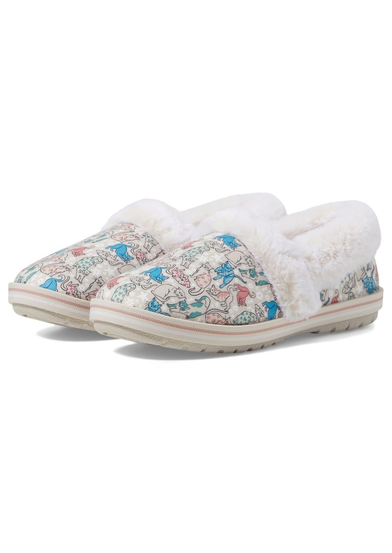 Skechers Women's Bobs Too Cozy Slipper Off White