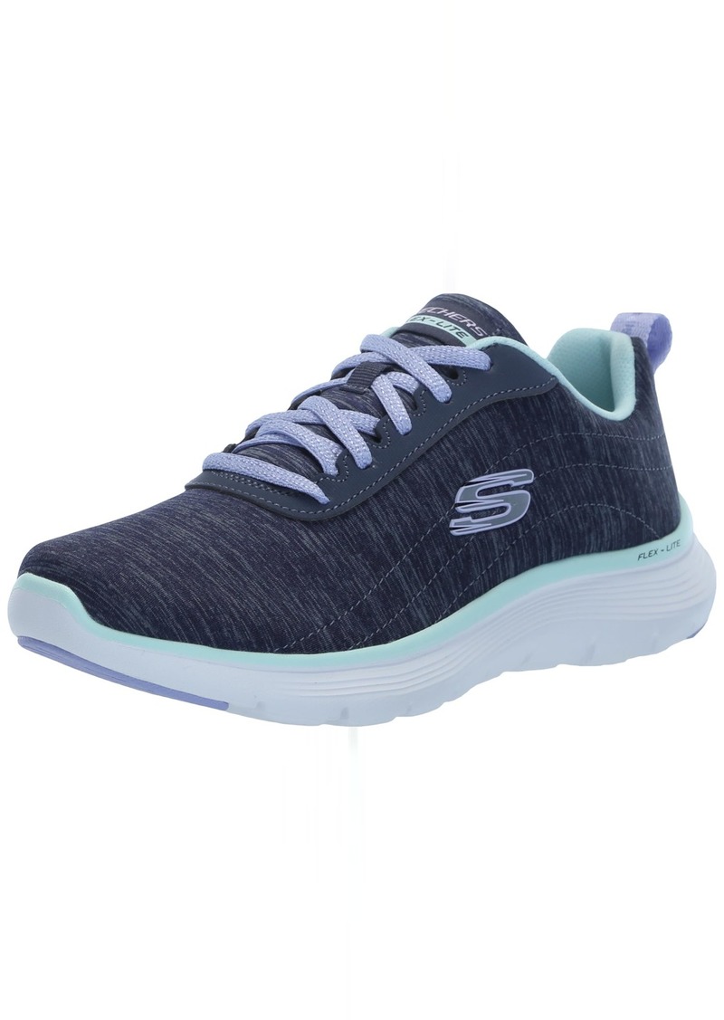 Skechers Women's Flex Appeal 5.0 Sneaker NVMT= Navy Multi