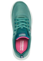 Skechers Women's Go Walk Flex - Kali Walking Sneakers from Finish Line - Teal/Hot Pink