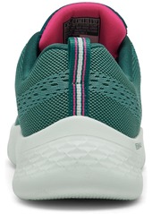 Skechers Women's Go Walk Flex - Kali Walking Sneakers from Finish Line - Teal/Hot Pink