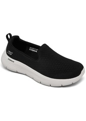 Skechers Women's Go Walk Flex - Ocean Sunset Walking Sneakers from Finish Line - Black/White