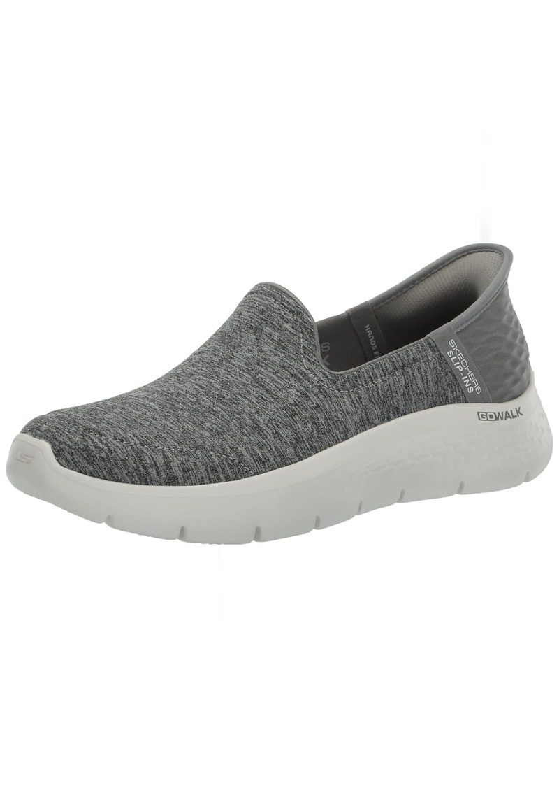 Skechers Women's Go Walk Flex Serena Hands Free Slip-Ins Sneaker Gray