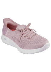 Skechers Women's Go Walk Joy - Abby Faux Lace Walking Sneakers from Finish Line - Mauve