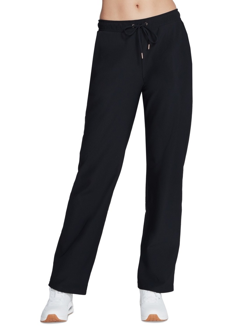 Skechers Skecher's Women's GoLuxe Ribbed Pants - Black