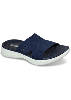 Skechers Women's On-the-go 600 - Adore Slide Sandals from Finish Line - Navy