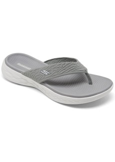 Skechers Women's On The Go 600 Sunny Athletic Flip Flop Thong Sandals from Finish Line - Gray