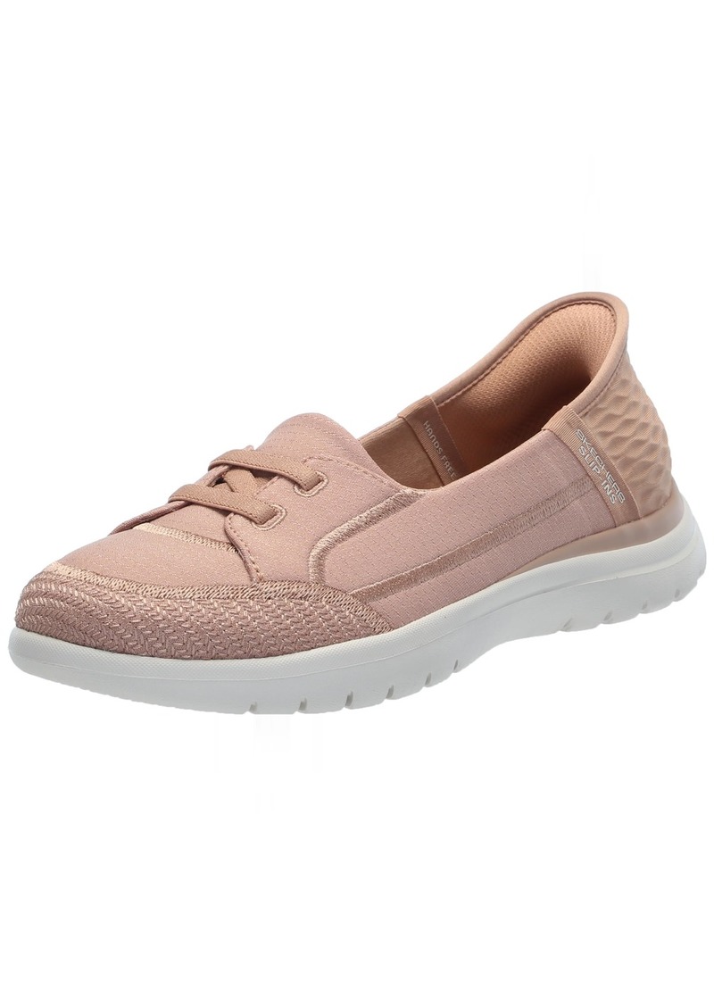 Skechers Women's On-The-Go Flex-Top Notch Hands Free Slip-Ins Loafer Flat