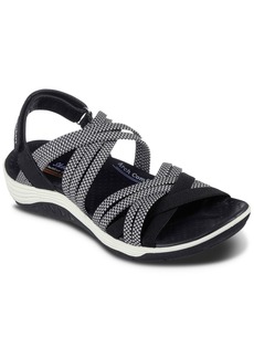 Skechers Women's Reggae Cup - Smitten by You Athletic Sandals from Finish Line - Black, White