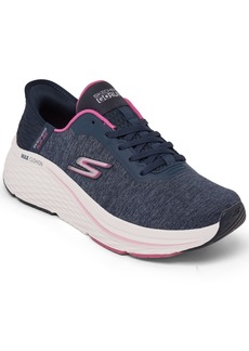 Skechers Women's Slip-Ins - Max Cushioning Elite - Prevail Walking Sneakers from Finish Line - Navy, Pink