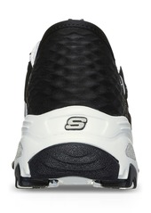 Skechers Women's Slip-Ins- D'Lites - New Classic Casual Sneakers from Finish Line - Black, White