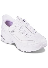 Skechers Women's Slip-ins- D'Lites - New Scene Casual Sneakers from Finish Line - White, Silver