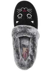 Skechers Women's Slip-ins: Bobs Too Cozy - Meow Pj's Casual Comfort Slippers from Finish Line - Black