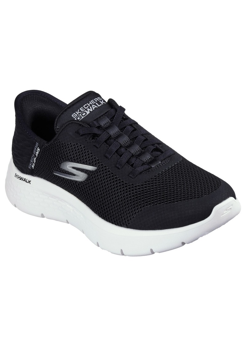 Skechers Women's Slip-Ins: Go Walk Flex - Grand Entry Slip-On Walking Sneakers - Black/White