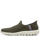 Skechers Women's Slip-ins: Go Walk Travel - Tahiti Sunset Walking Sneakers from Finish Line - Olive