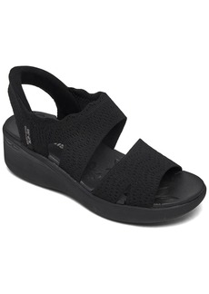 Skechers Women's Slip-Ins: Pier-Lite - Slip On By Walking Sandals from Finish Line - BLACK/BLACK