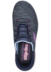 Skechers Women's Slip-ins: Summits - Dazzling Haze Casual Sneakers from Finish Line - Navy, Purple