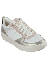 Skechers Women's Sport Court 92 - Sheer Shine Casual Sneakers from Finish Line - White/Pink