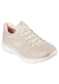 Skechers Women's Summit - Fun Flair Casual Sneakers from Finish Line - Taupe, Pink