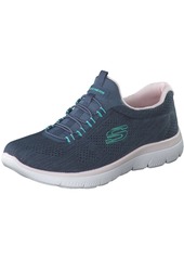 Skechers Sport Women's Women's Summits Fun Flare Sneaker NVMT=Navy Multi