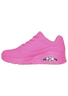 Skechers Women's Uno-Stand on Air Sneaker HOT Pink