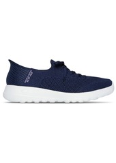 Skechers Women's Go Walk Joy - Abby Faux Lace Walking Sneakers - Navy