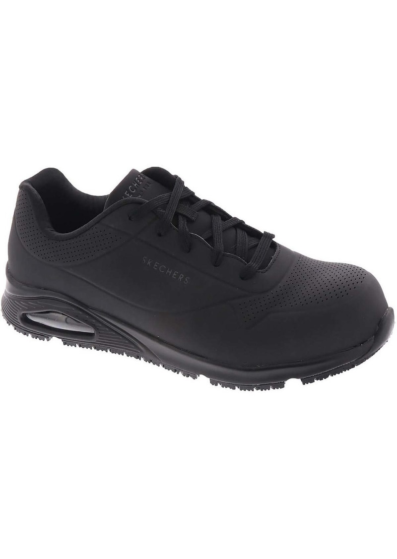 Skechers Uno SR-Doltin Mens Faux Leather Composite Toe Work & Safety Shoes
