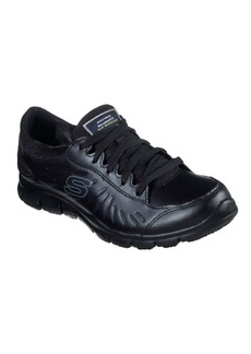 Skechers Women's Eldred Sr Work Shoes - Extra Wide In Black