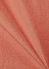 Skin - Ravena cotton and silk-blend voile camisole - Orange - XS