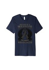 Skin Cancer Awareness Brother Support Ribbon Premium T-Shirt