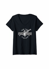 Womens Skin That Smoke Wagon Gift for Western Cowboy Lovers V-Neck T-Shirt