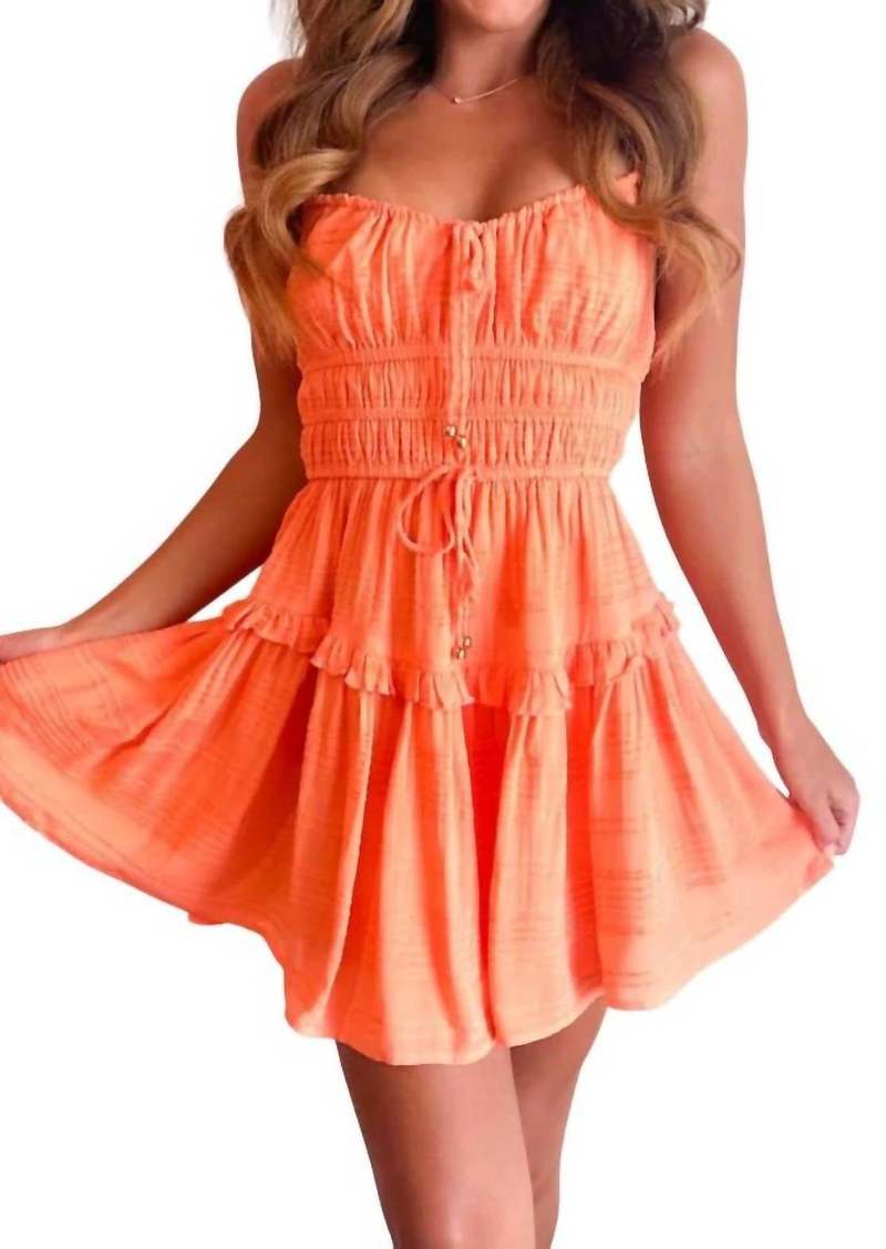 Sky Mckenzie Dress In Orange