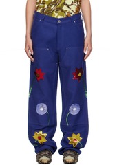 Sky High Farm Workwear Blue Double Knee Jeans