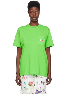 Sky High Farm Workwear Green Pocket T-Shirt