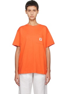 Sky High Farm Workwear Orange Pocket T-Shirt