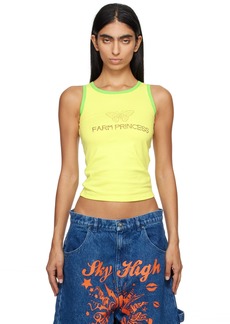 Sky High Farm Workwear Yellow 'Farm Princess' Tank Top