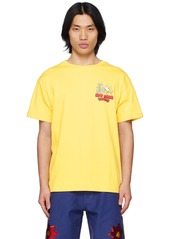 Sky High Farm Workwear Yellow 'Slippery When Wet' T-Shirt