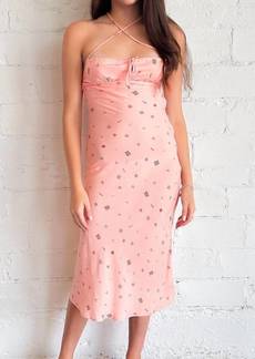 Sky Strawberries And Cream Dress In Pink