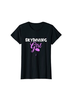 Womens Skydiving Girl Skydive T-Shirt